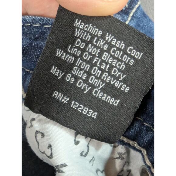 Express Women's Blue Boot Cut Jeans - Picture 14 of 16